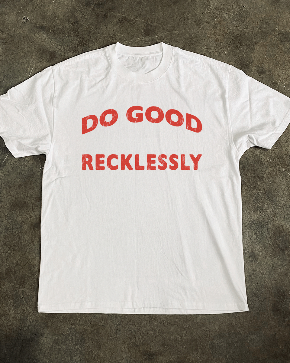 Good Streetwear Brand - Do Good Heavyweight White Retro Style