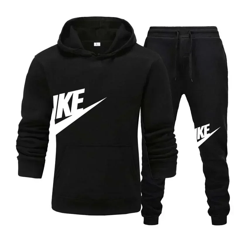Streetwear Brand Hoodie - 2025 Spring Brand Men Hoodies Sweatshirt+sweatpants