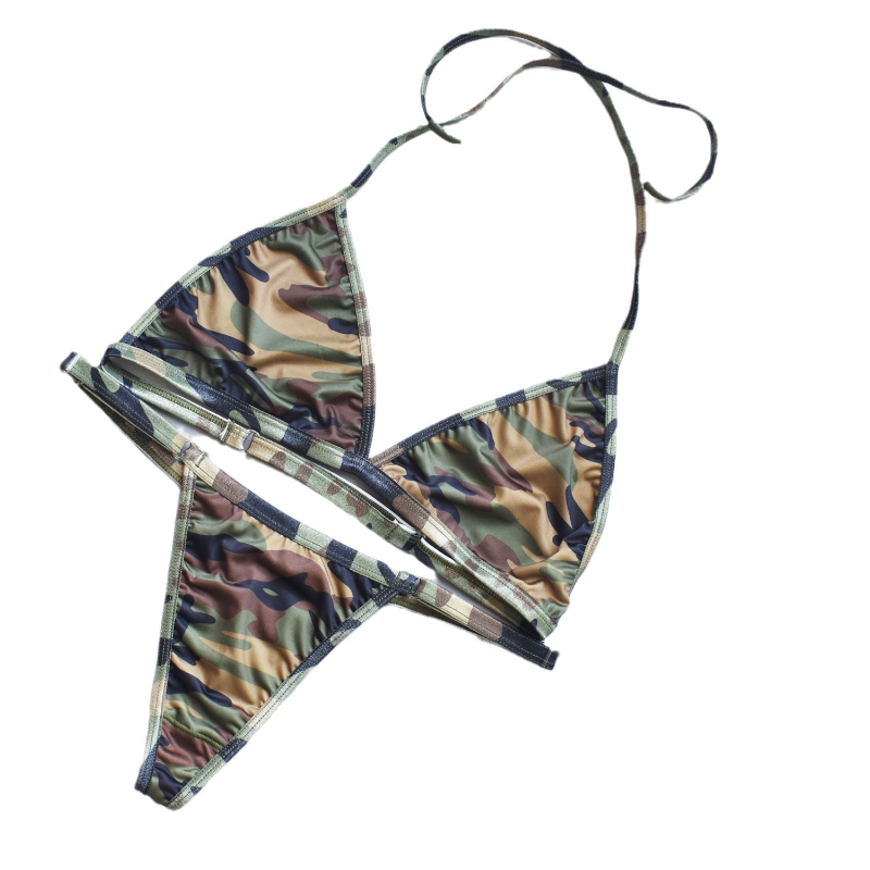 A Bathing Ape Camo - Women's Swimming Suit Three-Point Camouflage Printed