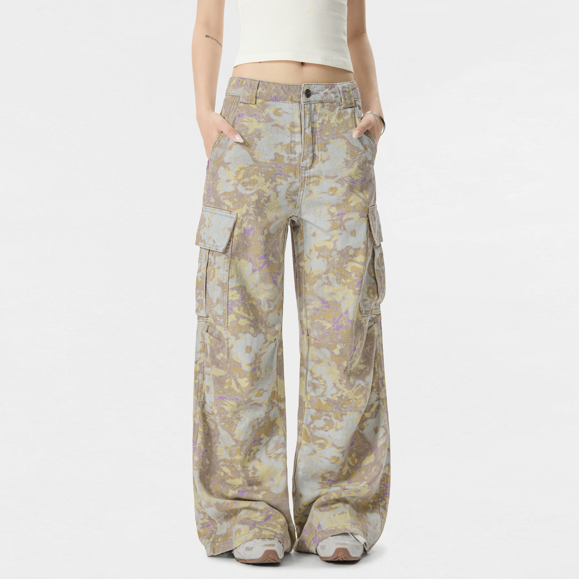 Streetwear Brand Niche - OR FL Retro Smudging 100 Cotton