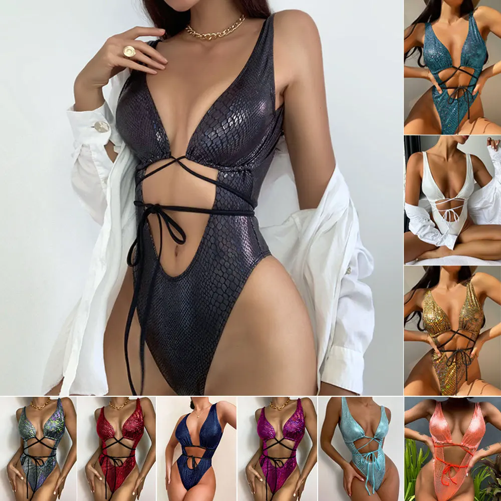 Sexy Pink Snake Print Swimwear – A Bathing Ape Camo Bewertung und Preis