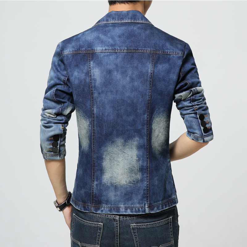 Denim Suit Jacket Brand Men's  – Streetwear Brand Jacket Bewertung und Preis