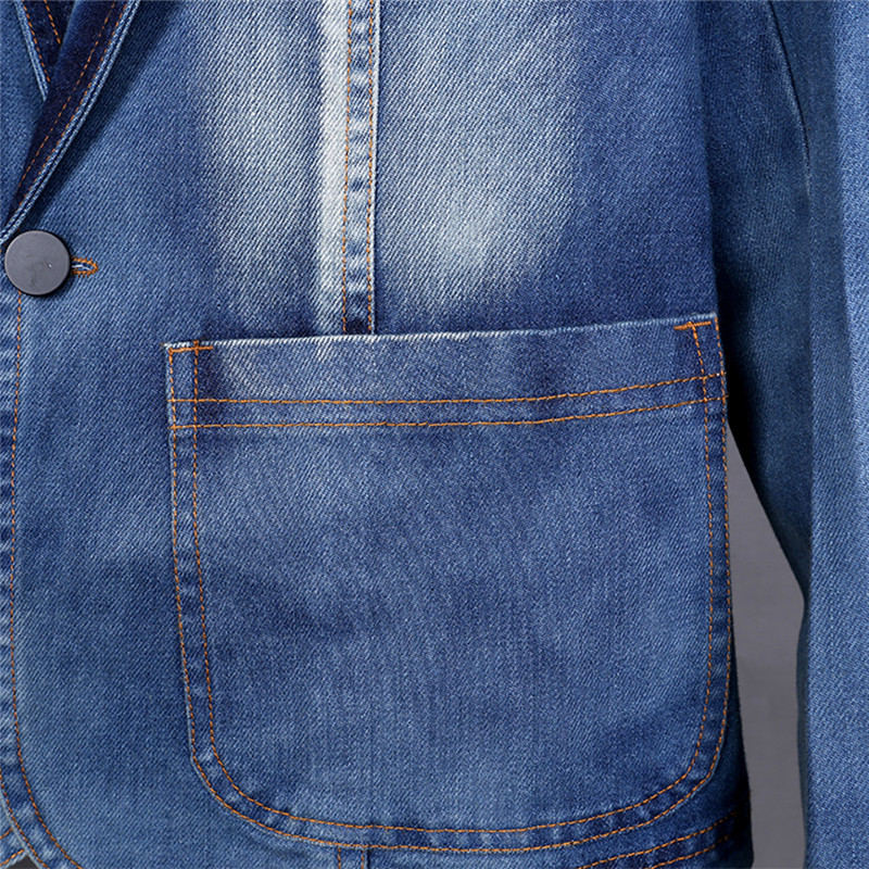 Denim Suit Jacket Brand Men's  – Streetwear Brand Jacket Bewertung und Preis