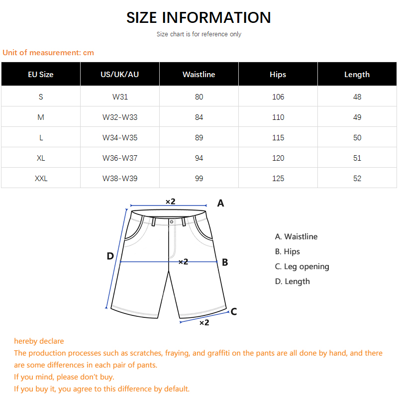Hip-Hop Streetwear Men's Denim – Streetwear Brand Shorts Bewertung und Preis