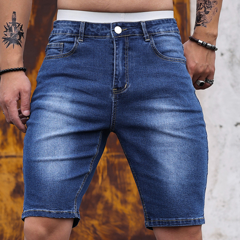 2026 Mens Stretch Denim Shorts – Streetwear Brand Shorts Bewertung und Preis