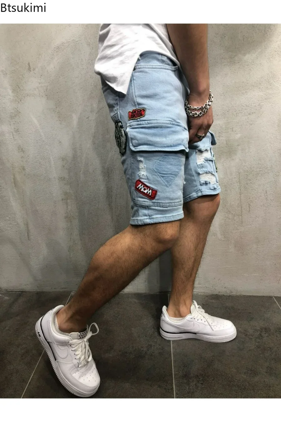 2026 Men's Summer Short Jeans  – Streetwear Brand Shorts Bewertung und Preis