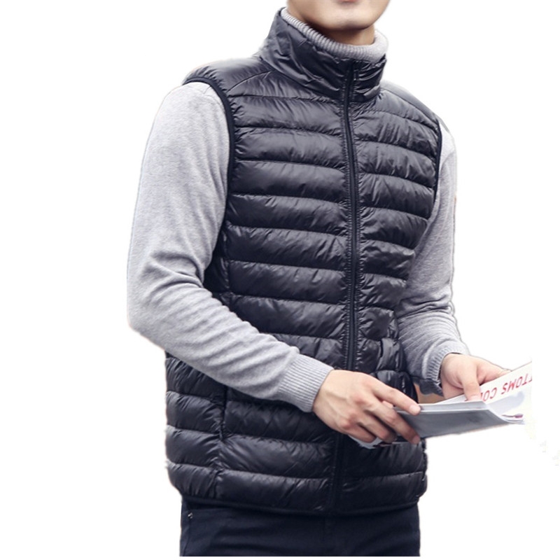 Men's Sleeveless Puffer Jacket – Streetwear Brand Jacket Bewertung und Preis