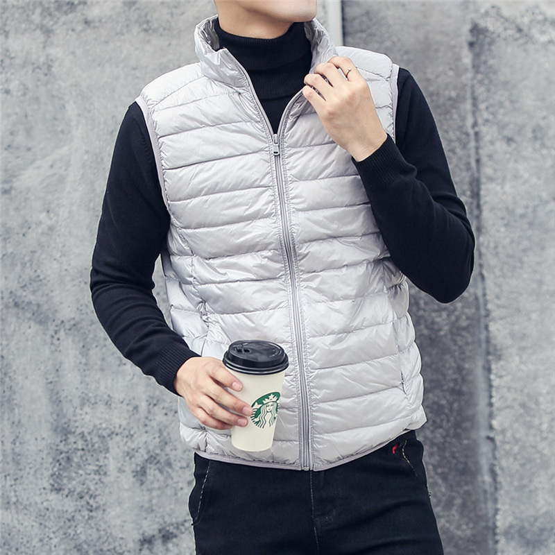 Men's Sleeveless Puffer Jacket – Streetwear Brand Jacket Bewertung und Preis