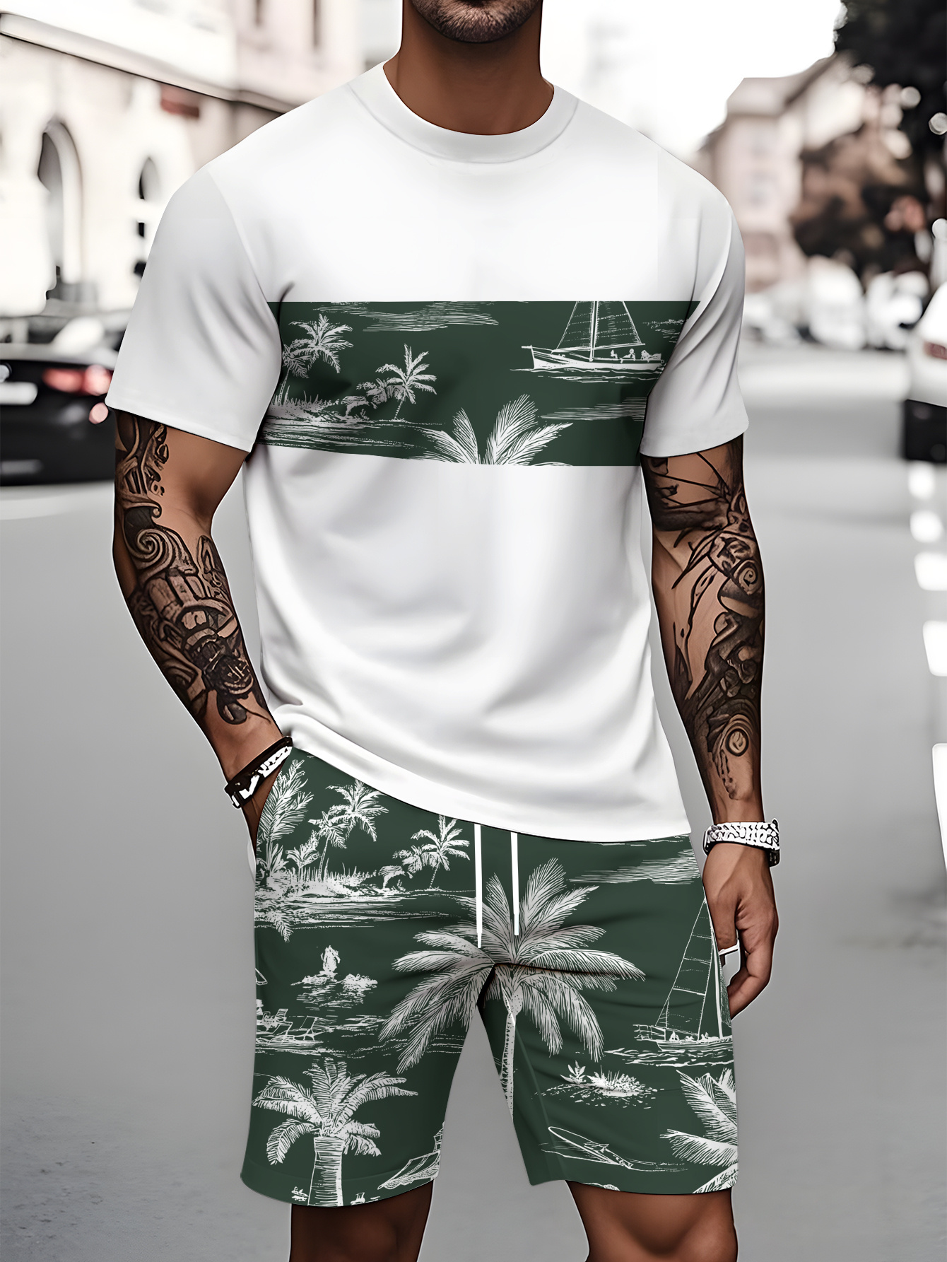 2026 Summer Fashion T-Shirt an – Streetwear Brand Shorts Bewertung und Preis