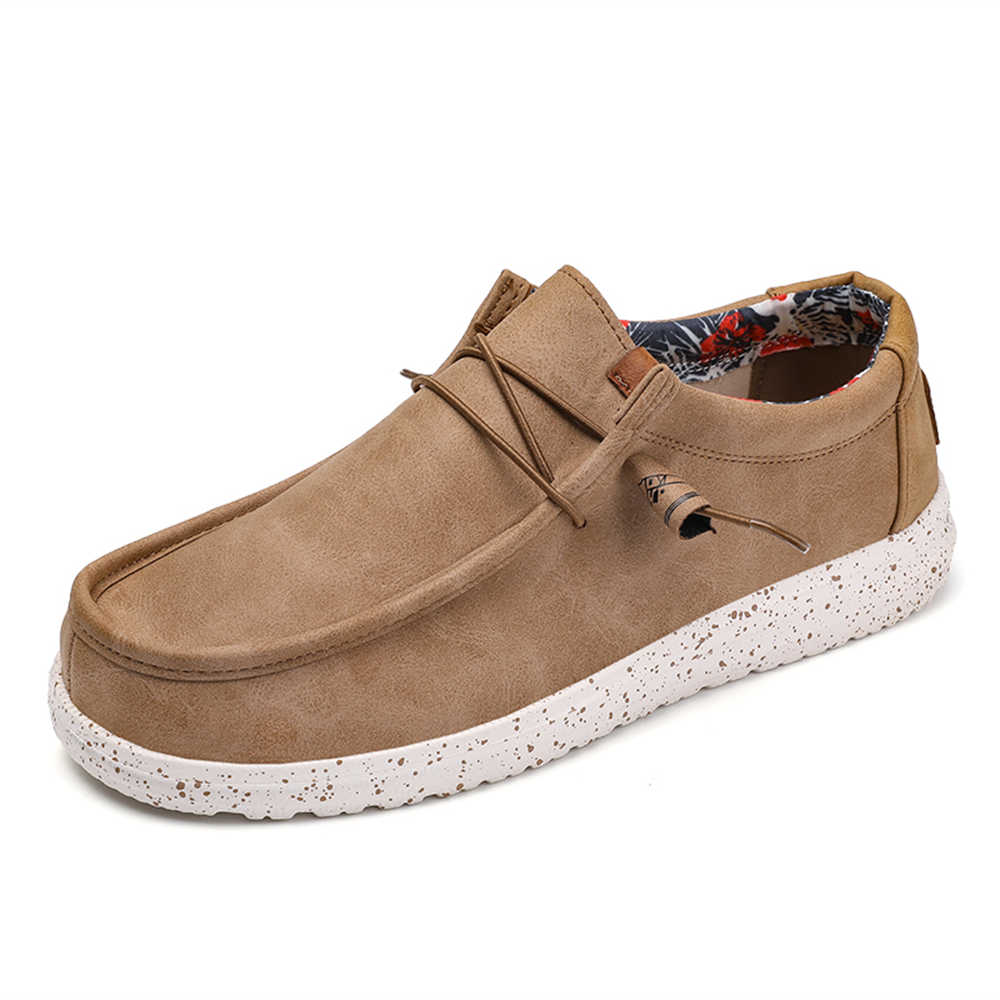 Round Foot Non-slip Men's Snea – Streetwear Brand Shoes Bewertung und Preis