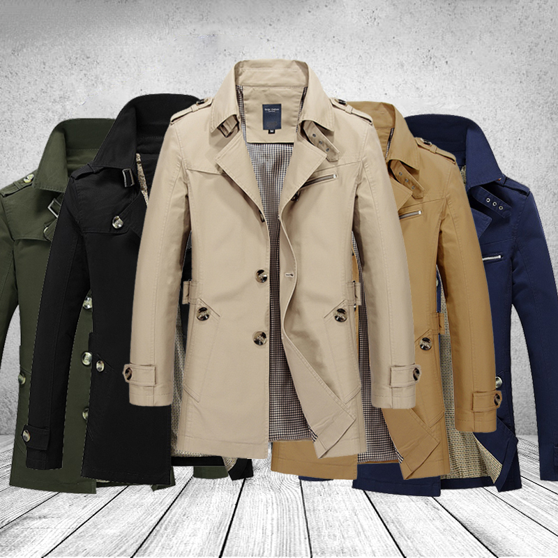 Fashion Men Trench Jackets Bra – Streetwear Brand Jacket Bewertung und Preis