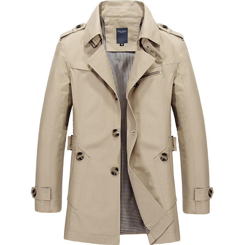 Fashion Men Trench Jackets Bra – Streetwear Brand Jacket Bewertung und Preis