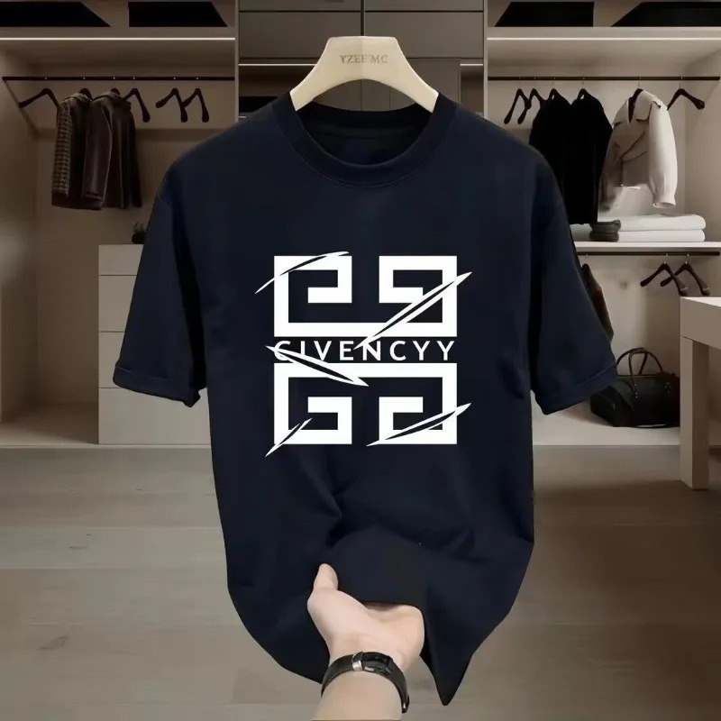 2026 Men's Brand Logo Print T- – Streetwear Brand Logo Design Bewertung und Preis