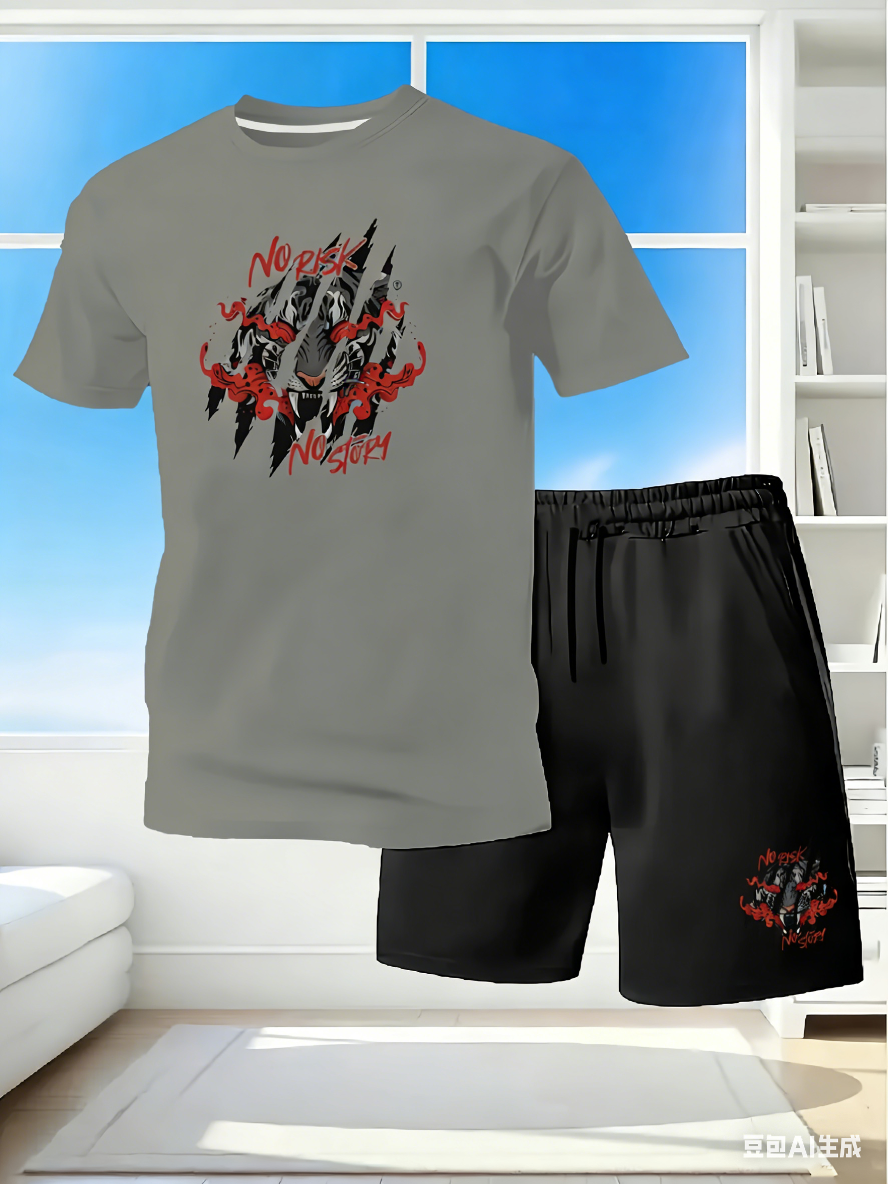 Men's 2Piece Quick Dry Tracksu – Streetwear Brand Shorts Bewertung und Preis