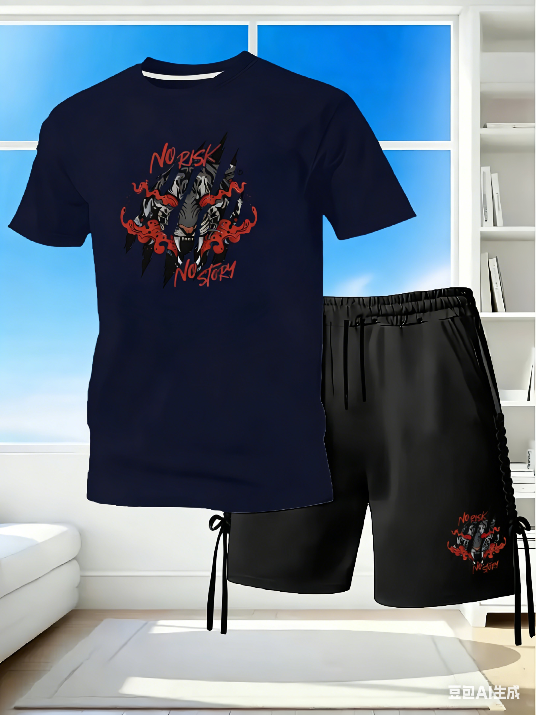 Men's 2Piece Quick Dry Tracksu – Streetwear Brand Shorts Bewertung und Preis