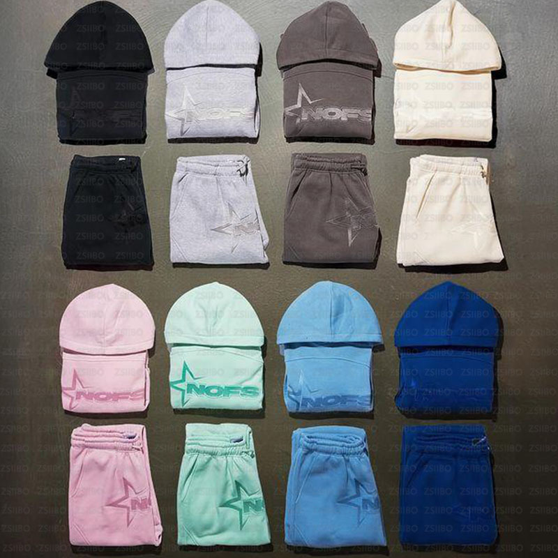 NOFS Letter Embroidery Fashion – Streetwear Brand Hoodies Bewertung und Preis