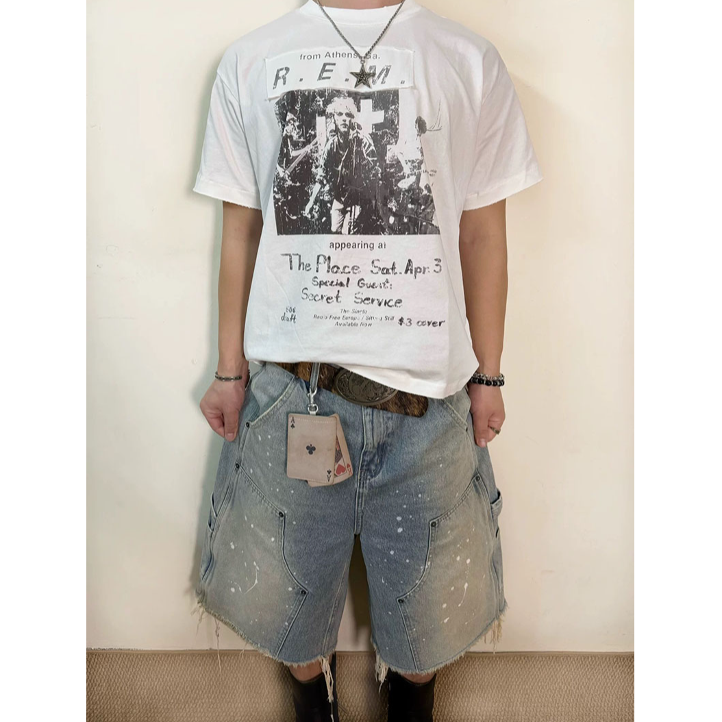 Summer men's loose straight de – Streetwear Brand Shorts Bewertung und Preis