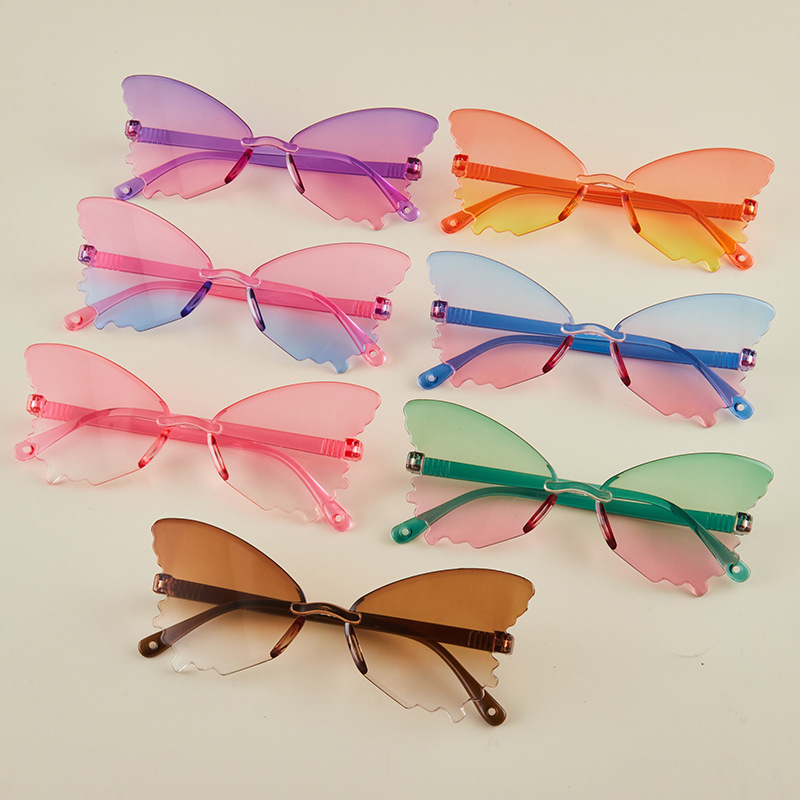 Vintage Rimless Butterfly Shap – Streetwear Brand With Butterfly Bewertung und Preis
