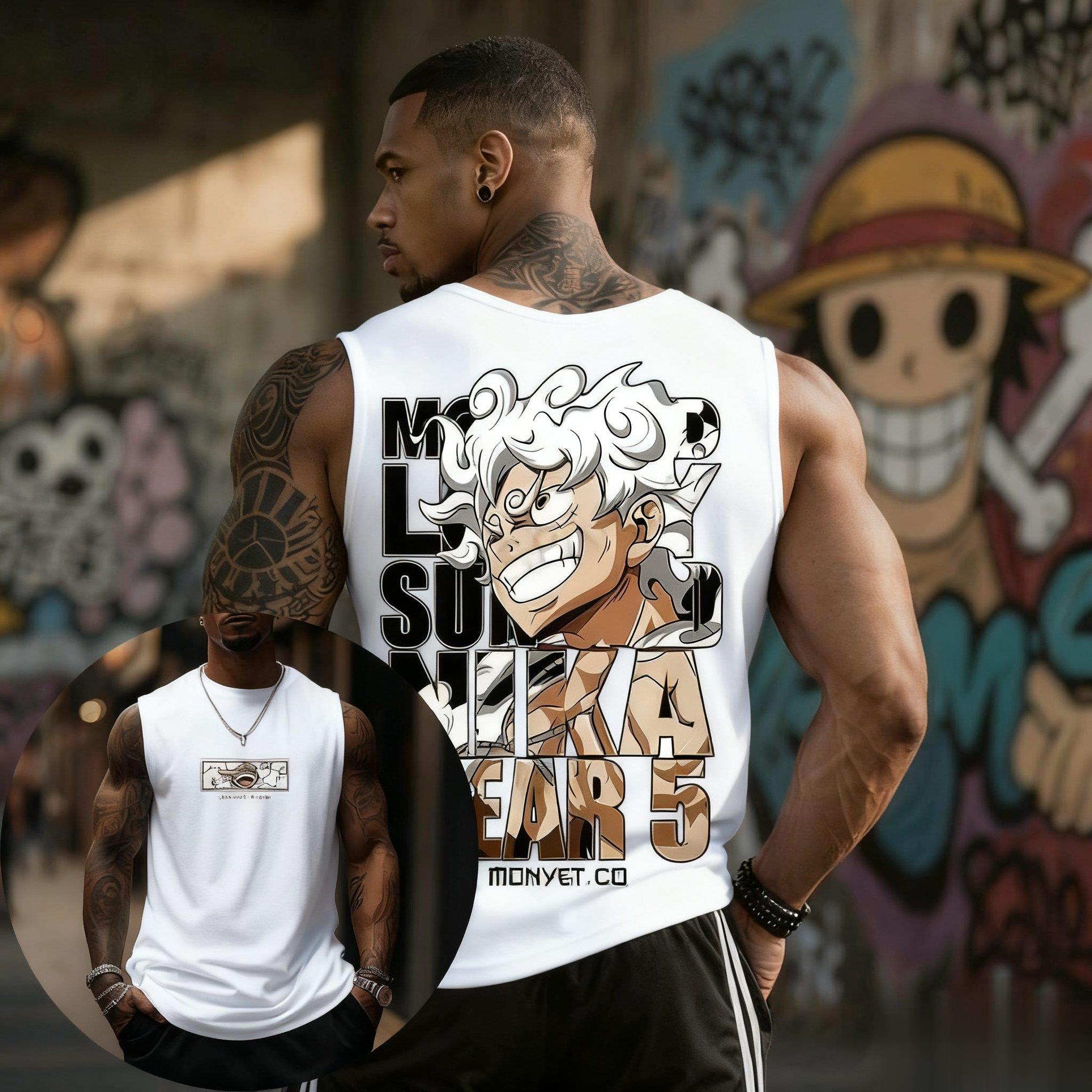 One Piece Luffy Gear 5 Tank To – Good Streetwear Brand Bewertung und Preis
