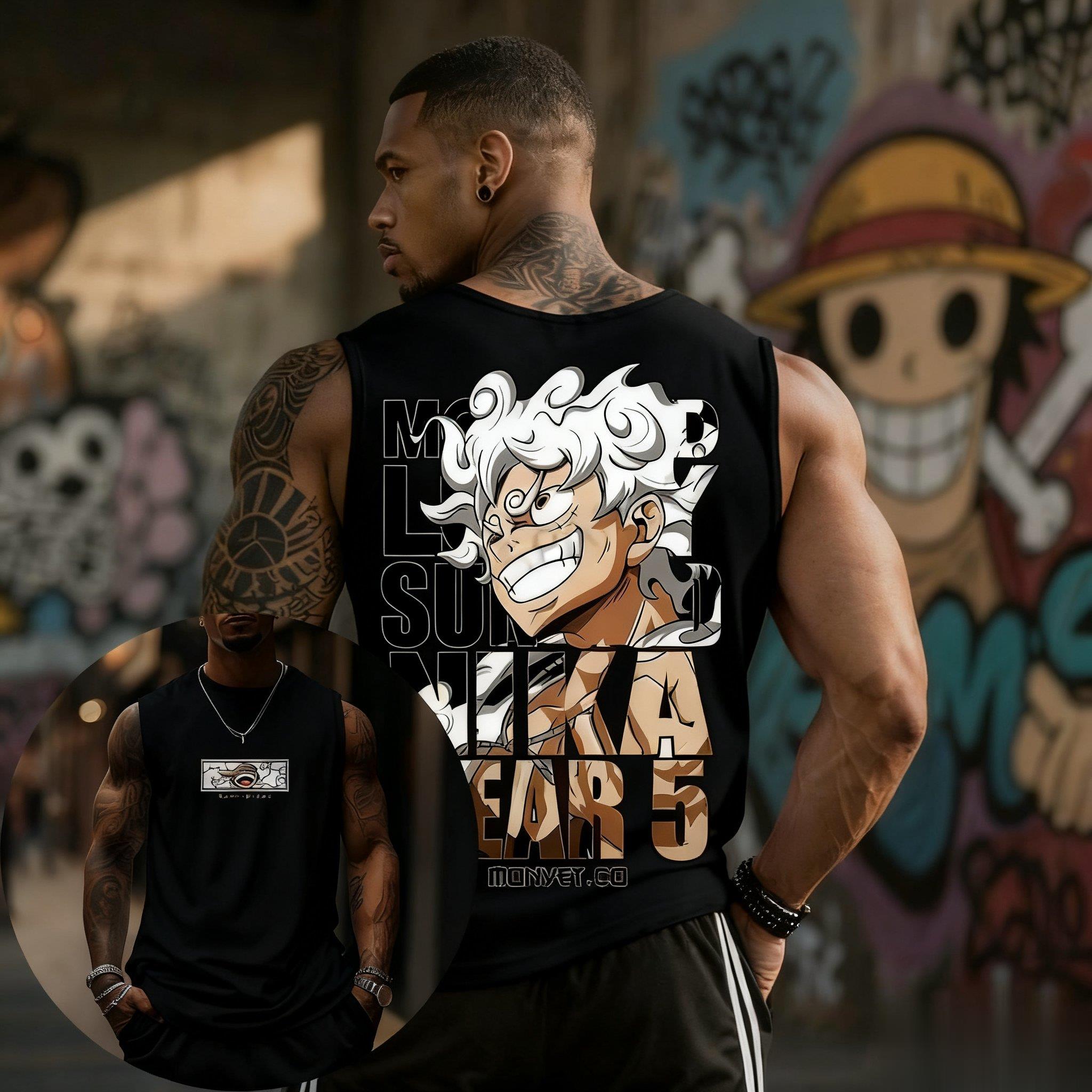One Piece Luffy Gear 5 Tank To – Good Streetwear Brand Bewertung und Preis