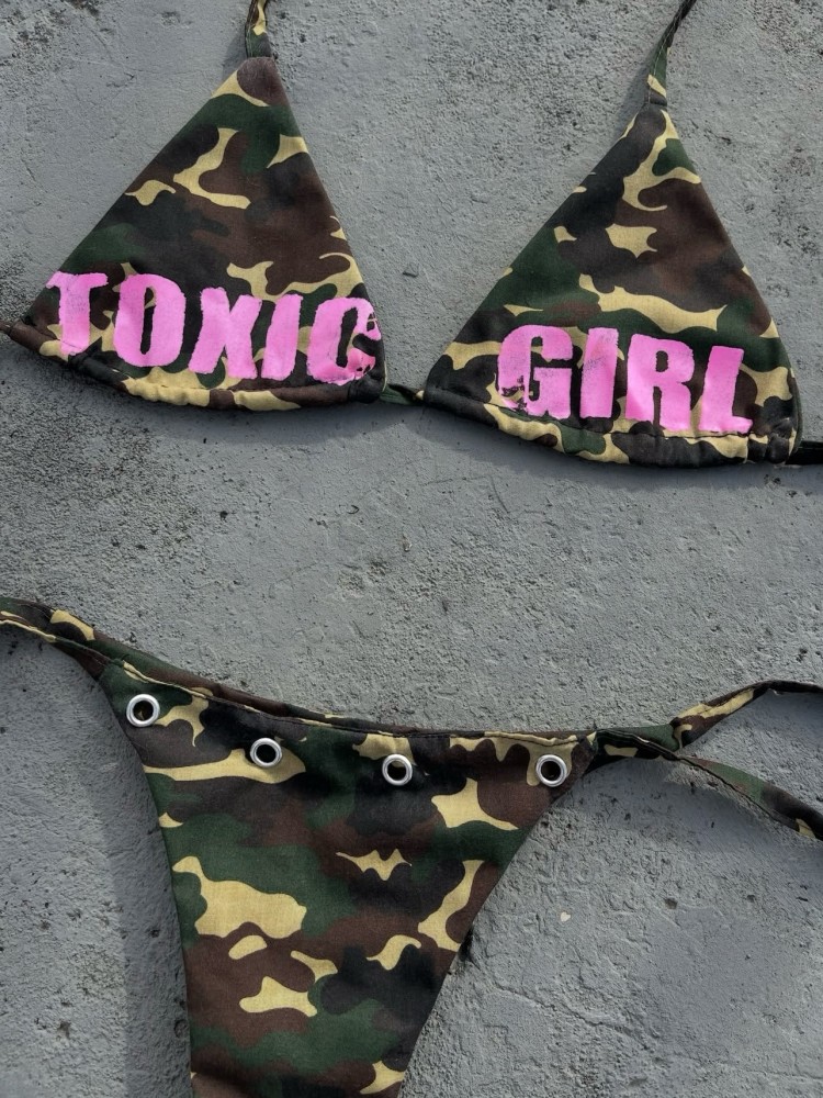 Women's Triangle Bikini Set Ca – A Bathing Ape Camo Bewertung und Preis