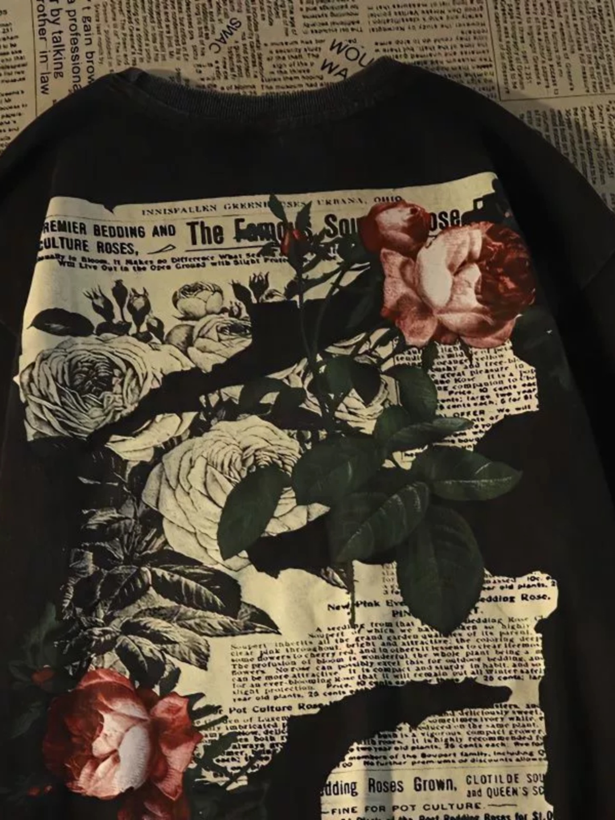 New 2025 Rose Short-sleeved Am – Streetwear Brand Niche Bewertung und Preis