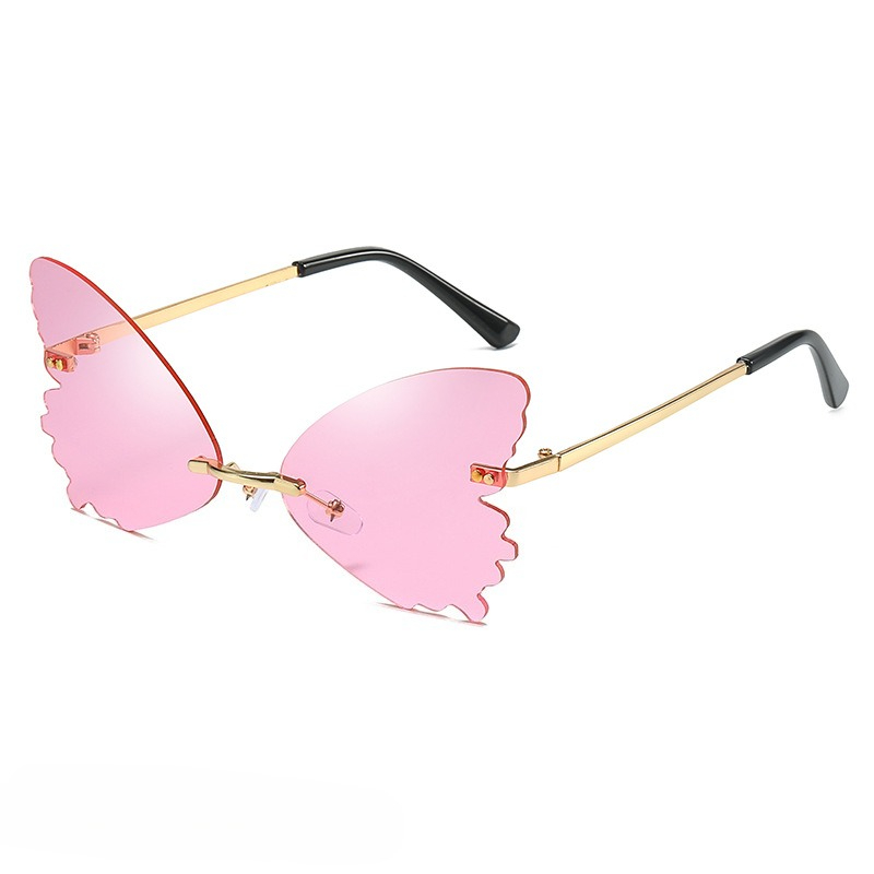 Vintage Rimless Butterfly Shap – Streetwear Brand With Butterfly Bewertung und Preis