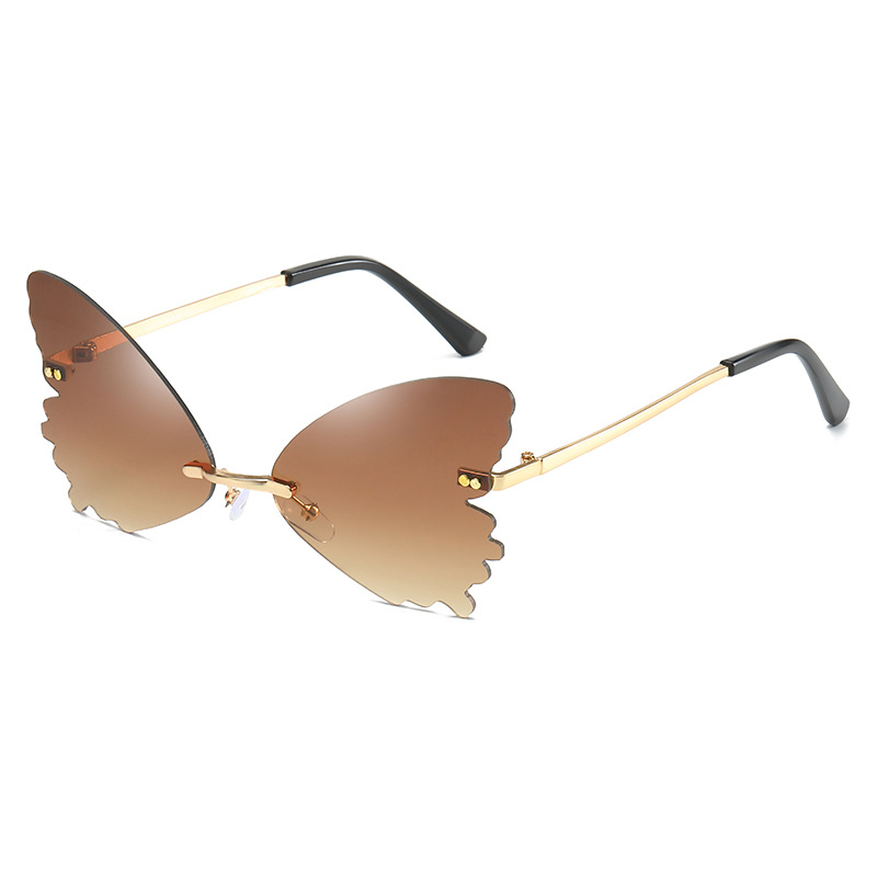 Vintage Rimless Butterfly Shap – Streetwear Brand With Butterfly Bewertung und Preis