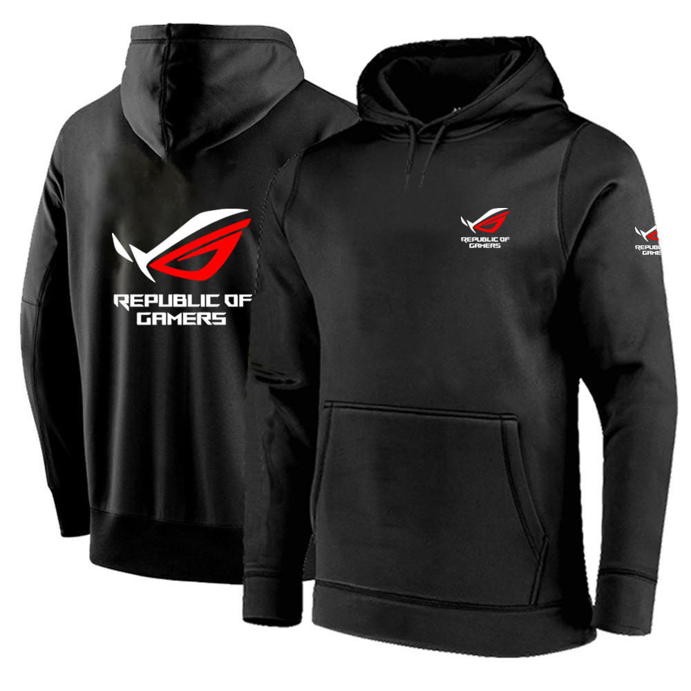 Solid Color Men ROG Republic O – Streetwear Brand Hoodies Bewertung und Preis