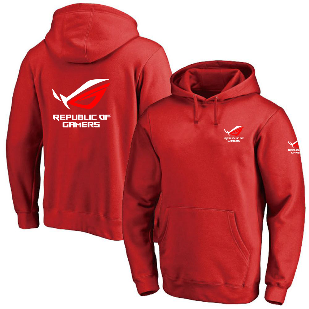 Solid Color Men ROG Republic O – Streetwear Brand Hoodies Bewertung und Preis
