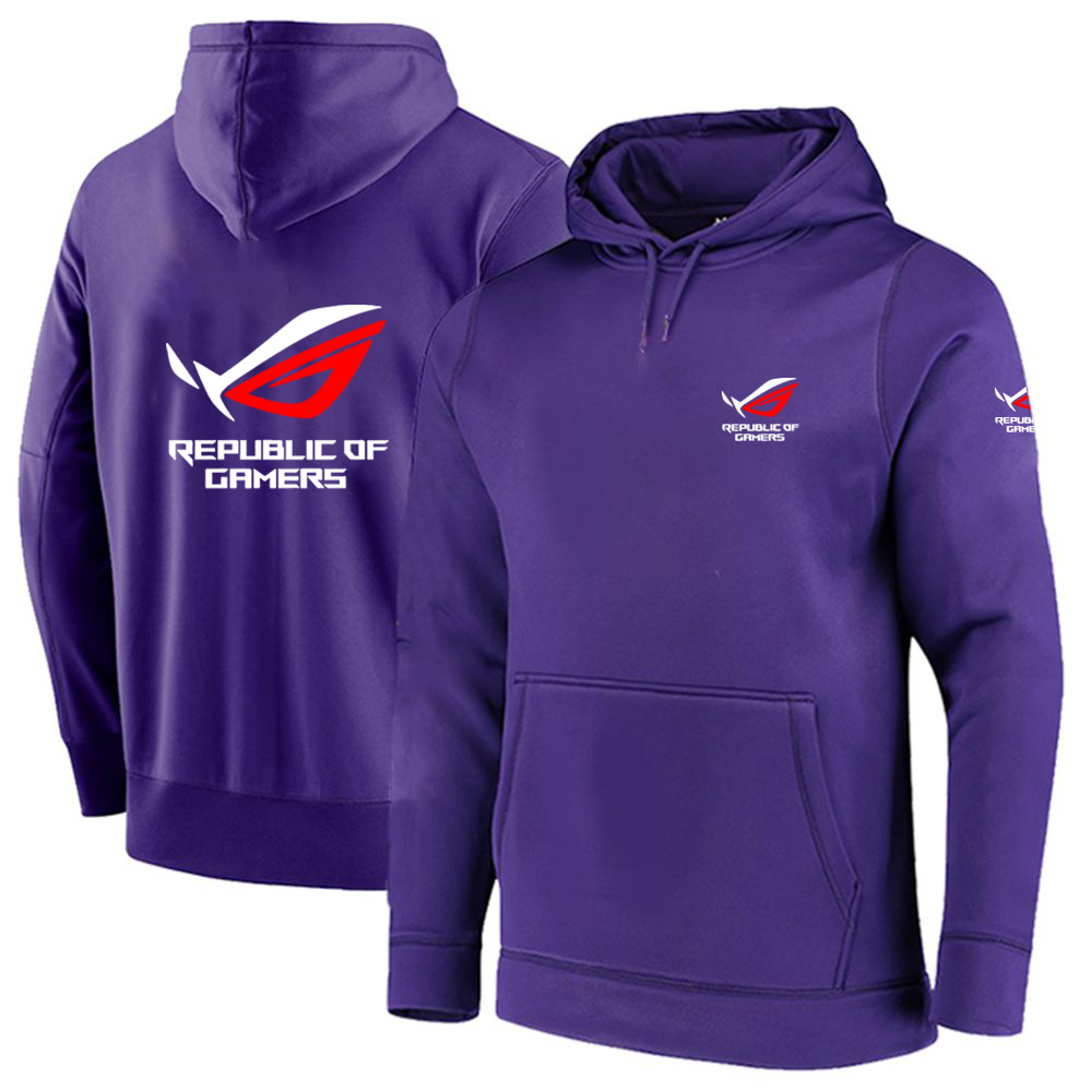 Solid Color Men ROG Republic O – Streetwear Brand Hoodies Bewertung und Preis
