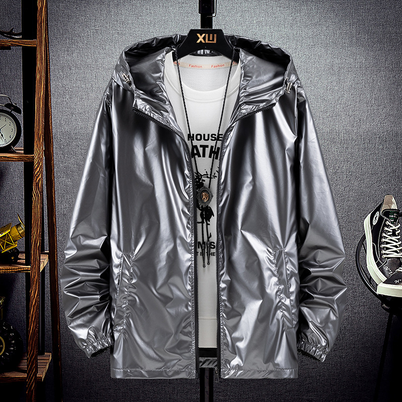 Spring and Autumn Shiny jacket – Streetwear Brand Jacket Bewertung und Preis