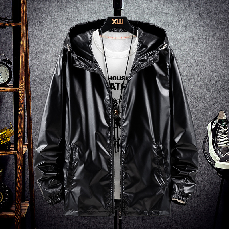 Spring and Autumn Shiny jacket – Streetwear Brand Jacket Bewertung und Preis
