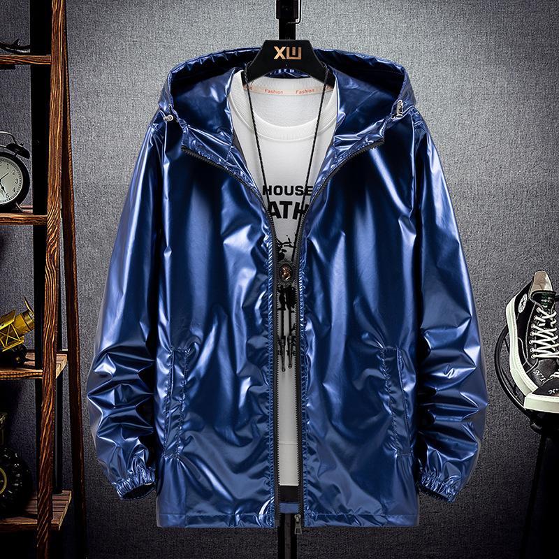 Spring and Autumn Shiny jacket – Streetwear Brand Jacket Bewertung und Preis